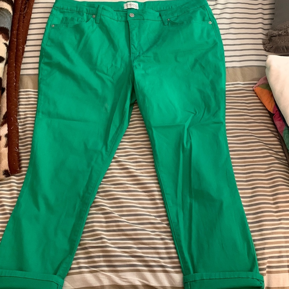 High Rise Skinny Crop Jeans